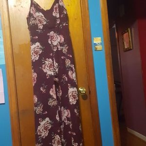 Ladies maxi floral romper